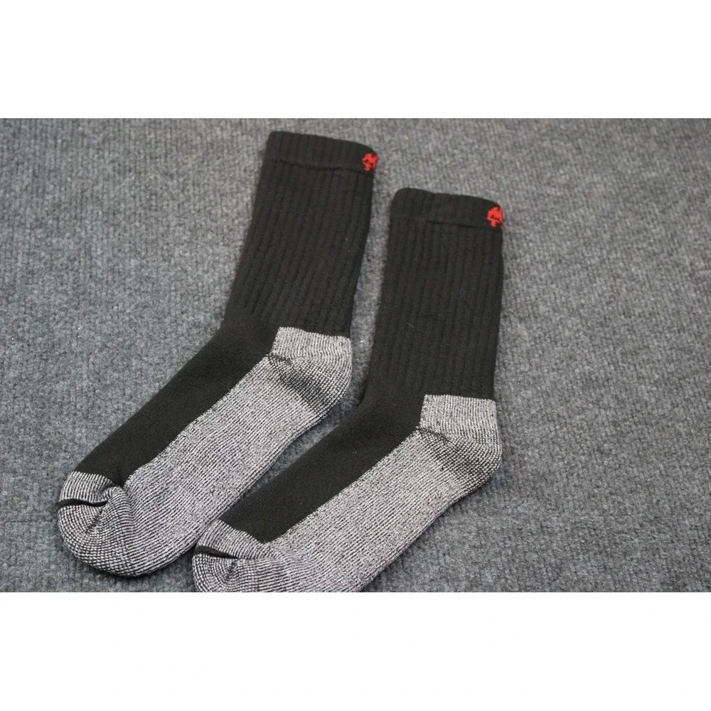 Mac Tools Black Crew Socks Made in USA Workwear Style T7176 Mens Shoe Size 9-13